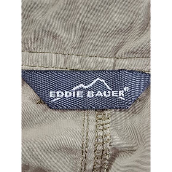 Eddie Bauer Nylon Cargo Pants Size 35/30 Tan Outdoors Fishing Hunting Hiking - Picture 6 of 15
